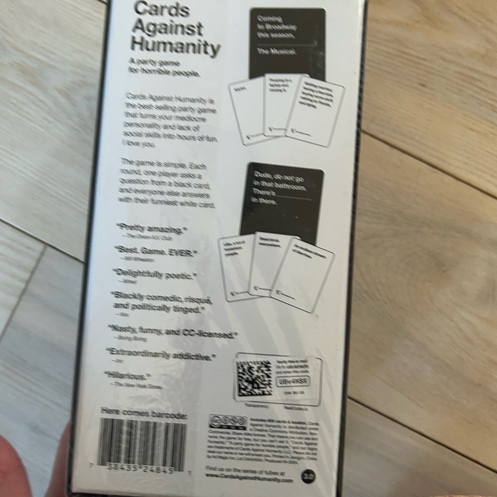 CARDS AGAINST HUMANITY, never opened! - Picture 6 of 9